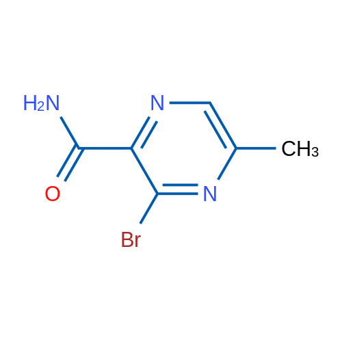 3-Bromo-5-methylpyrazine-2-carboxamide 1g