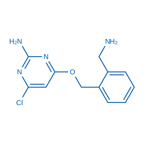 4-((2-(Aminomethyl)benzyl)oxy)-6-chloropyrimidin-2-amine 1g