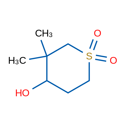 4-Hydroxy-3,3-dimethyltetrahydro-2H-thiopyran 1,1-dioxide 1g