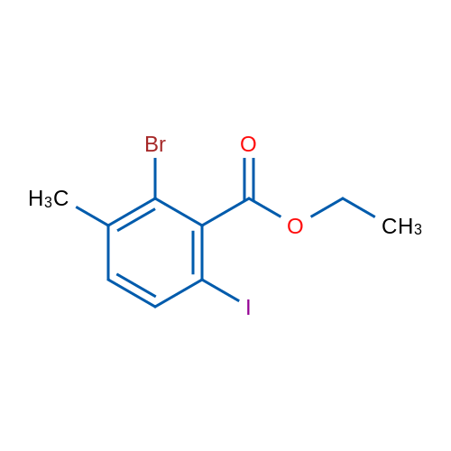 Ethyl 2-bromo-6-iodo-3-methylbenzoate 1g