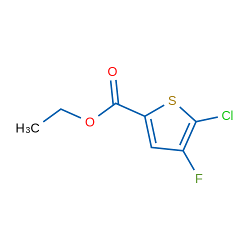 Ethyl 5-chloro-4-fluorothiophene-2-carboxylate 1g