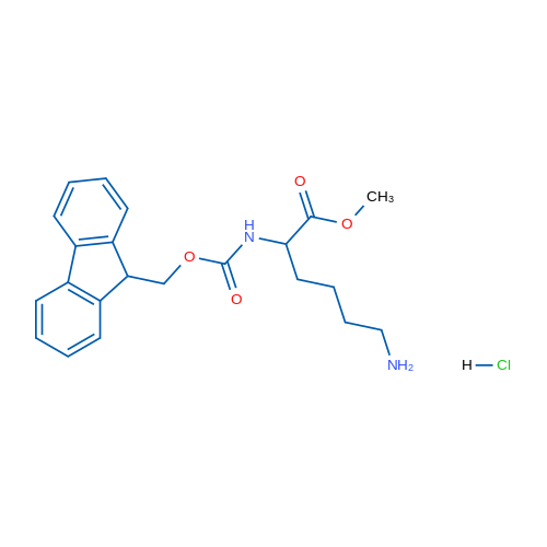 Methyl 2-((((9H-fluoren-9-yl)methoxy)carbonyl)amino)-6-aminohexanoate hydrochloride 1g