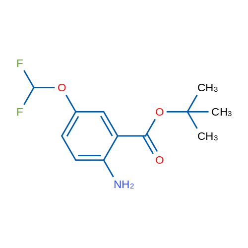tert-Butyl 2-amino-5-(difluoromethoxy)benzoate 1g