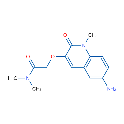 2-((6-Amino-1-methyl-2-oxo-1,2-dihydroquinolin-3-yl)oxy)-N,N-dimethylacetamide 1g