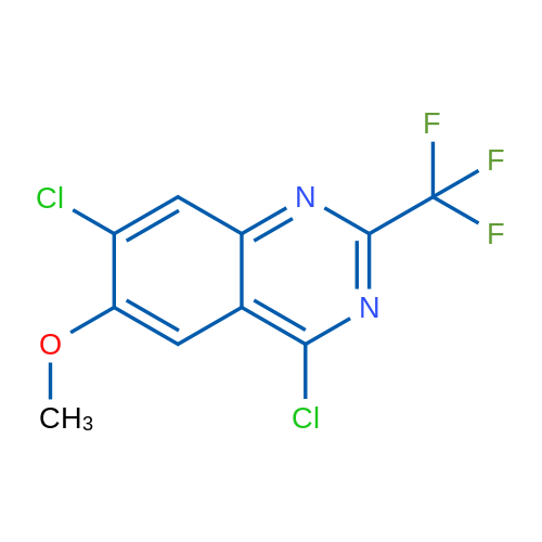 4,7-Dichloro-6-methoxy-2-(trifluoromethyl)quinazoline 1g
