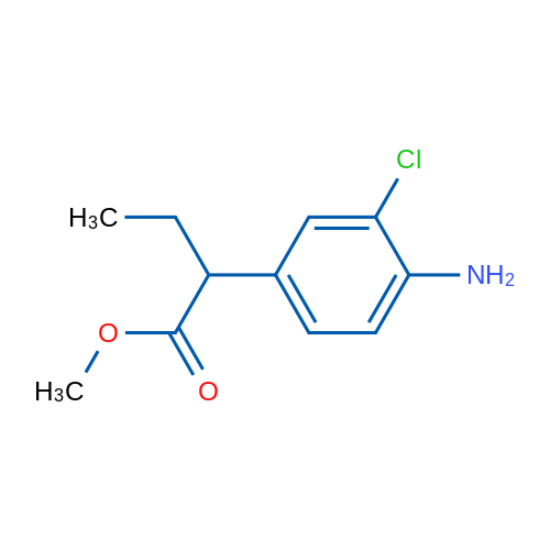 Methyl 2-(4-amino-3-chlorophenyl)butanoate 1g
