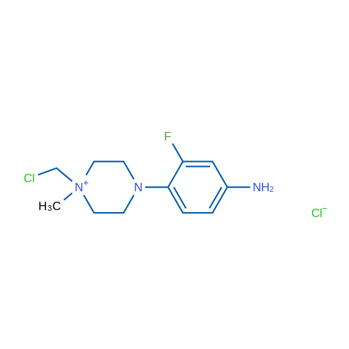 4-(4-Amino-2-fluorophenyl)-1-(chloromethyl)-1-methylpiperazin-1-ium chloride 1g