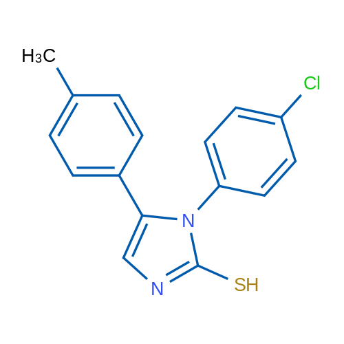 1-(4-chlorophenyl)-5-(4-methylphenyl)-1H-imidazole-2-thiol 1g
