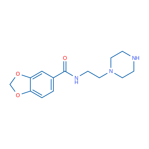 N-(2-piperazin-1-ylethyl)-1,3-benzodioxole-5-carboxamide 1g