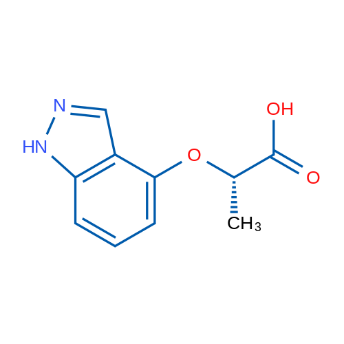 (S)-2-(1H-indazol-4-yloxy)propanoic acid 1g