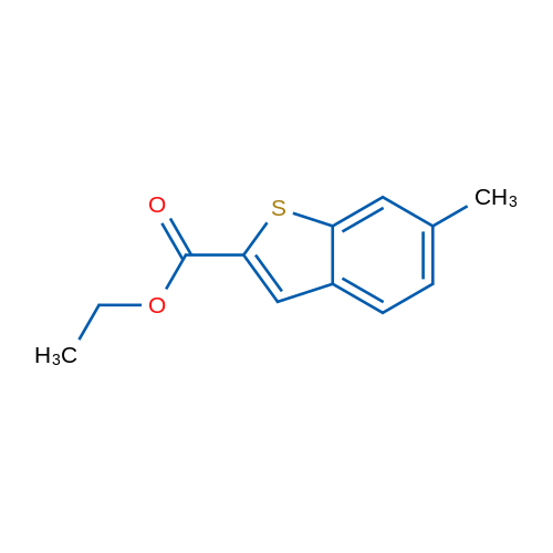 ETHYL 6-METHYL-1-BENZOTHIOPHENE-2-CARBOXYLATE 1g