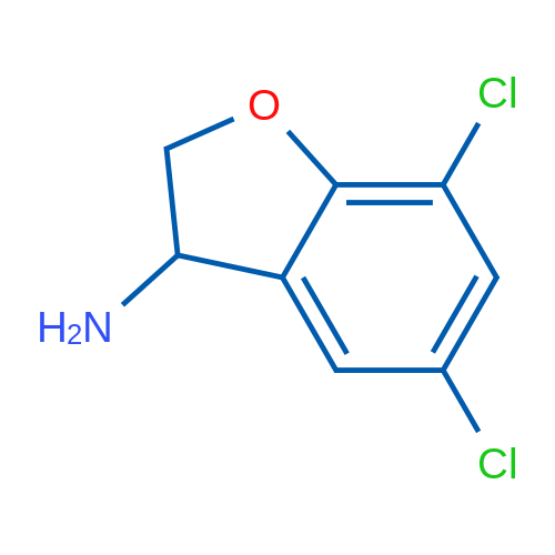 5,7-DICHLORO-2,3-DIHYDRO-1-BENZOFURAN-3-AMINE 1g