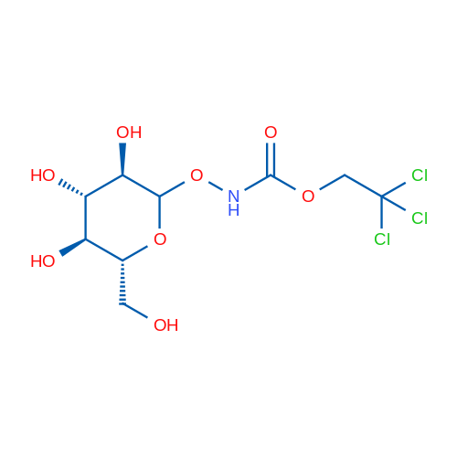 2,2,2-TRICHLOROETHOXYFORMAMIDO-D-GLUCOPYRANOSIDE 1g