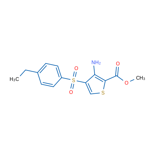 Methyl 3-amino-4-(4-ethylbenzenesulfonyl)thiophene-2-carboxylate 1g