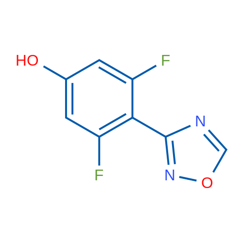 3,5-Difluoro-4-(1,2,4-oxadiazol-3-yl)phenol 1g