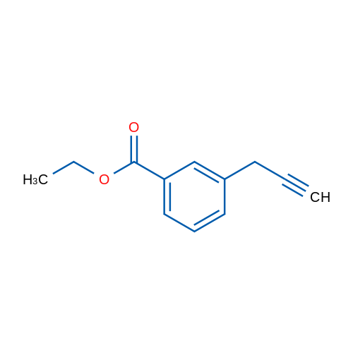 Ethyl 3-(prop-2-yn-1-yl)benzoate 1g
