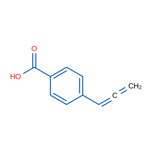 4-(Propa-1,2-dien-1-yl)benzoic acid 1g