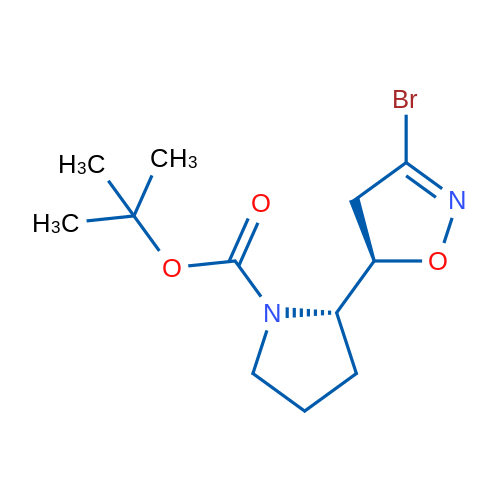 (S)-1-BOC-2-((R)-3-BROMO-4,5-DIHYDROISOXAZOL-5-YL)PYRROLIDINE 1g