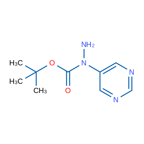 TERT-BUTYL 1-(PYRIMIDIN-5-YL)HYDRAZINE-1-CARBOXYLATE 1g