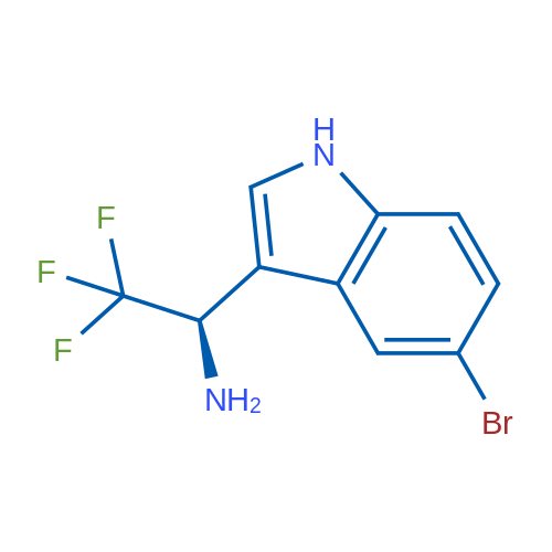 (R)-1-(5-BROMO-1H-INDOL-3-YL)-2,2,2-TRIFLUOROETHAN-1-AMINE 1g