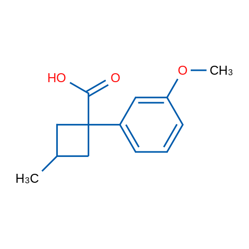 1-(3-METHOXYPHENYL)-3-METHYLCYCLOBUTANE-1-CARBOXYLIC ACID 1g