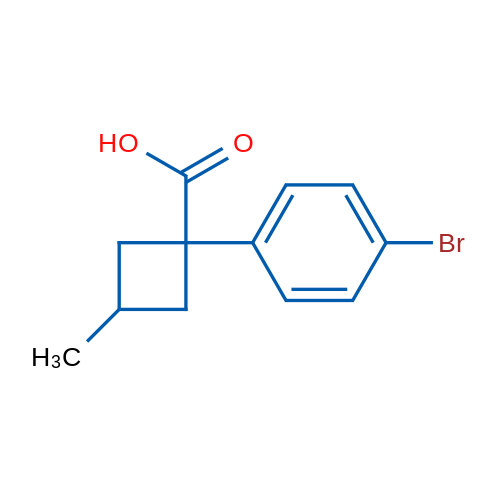 1-(4-BROMOPHENYL)-3-METHYLCYCLOBUTANE-1-CARBOXYLIC ACID 1g