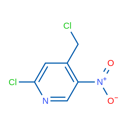 2-Chloro-4-(chloromethyl)-5-nitropyridine 1g