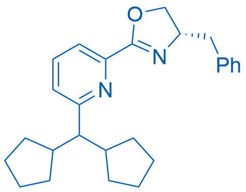 (S)-4-Benzyl-2-(6-(dicyclopentylmethyl)pyridin-2-yl)-4,5-dihydrooxazole 100mg