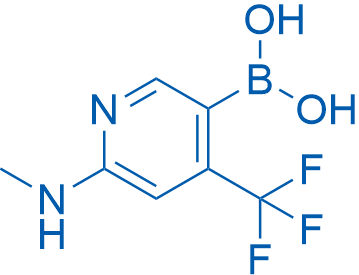 (6-(Methylamino)-4-(trifluoromethyl)pyridin-3-yl)boronic acid 100mg