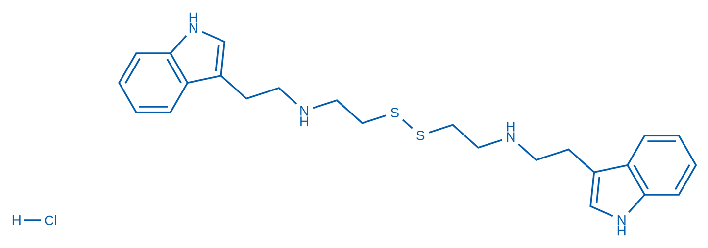 2,2'-Disulfanediylbis(N-(2-(1H-indol-3-yl)ethyl)ethan-1-amine) hydrochloride 5mg