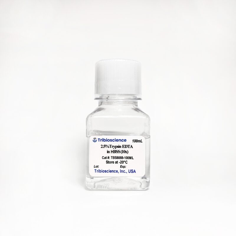 2.5% Trypsin-EDTA(10x) in HBSS, No Phenol Red; pH7.2-8.0