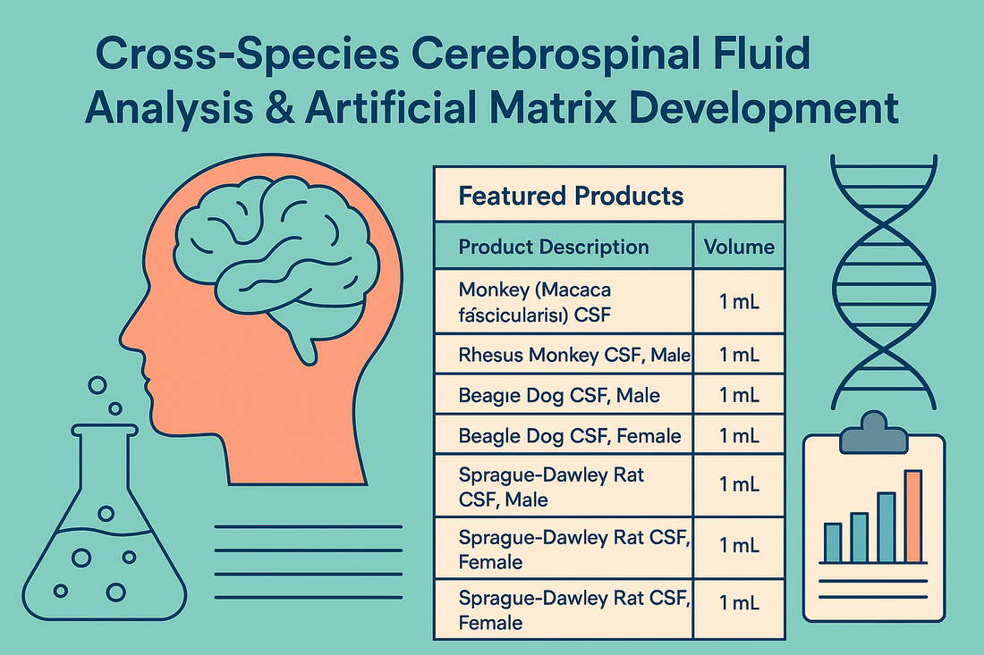 Cross-Species Cerebrospinal Fluid Analysis & Artificial Matrix Development