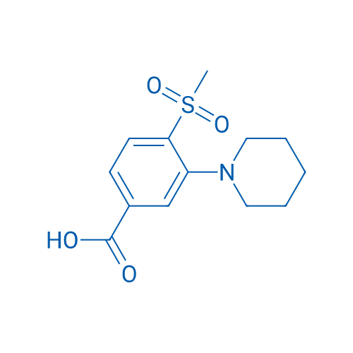 4-(Methylsulfonyl)-3-(piperidin-1-yl)benzoic acid 1g