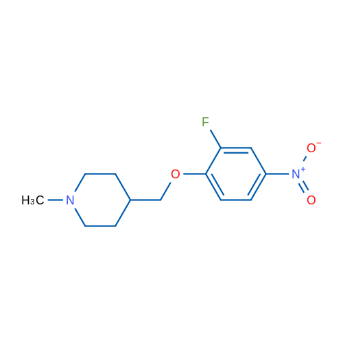 4-[(2-Fluoro-4-nitrophenoxy)methyl]-1-methylpiperidine 1g