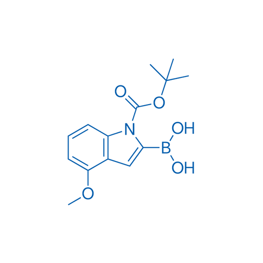 (1-(tert-Butoxycarbonyl)-4-methoxy-1H-indol-2-yl)boronic acid 5g