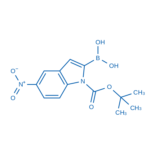(1-(tert-Butoxycarbonyl)-5-nitro-1H-indol-2-yl)boronic acid 10g