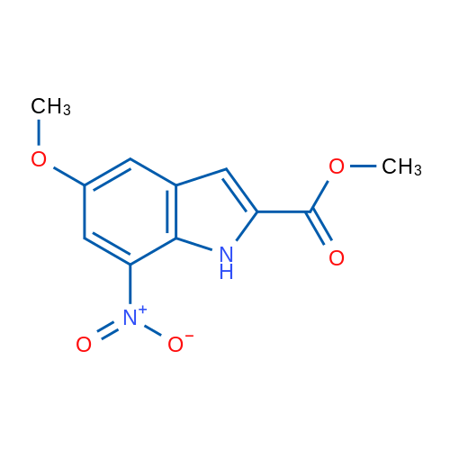 Methyl 5-methoxy-7-nitro-1H-indole-2-carboxylate 1g