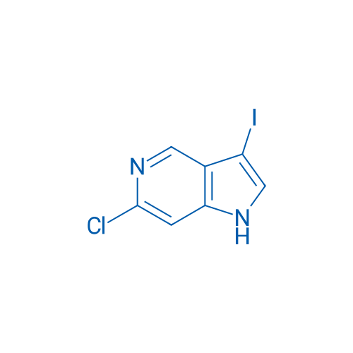 6-Chloro-3-iodo-1H-pyrrolo[3,2-c]pyridine 100mg