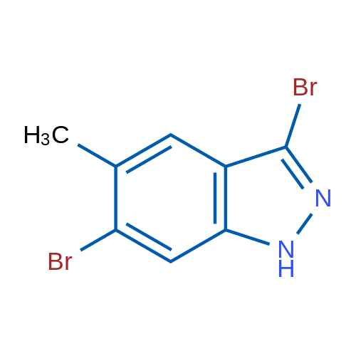 3,6-Dibromo-5-methyl-1H-indazole 1g