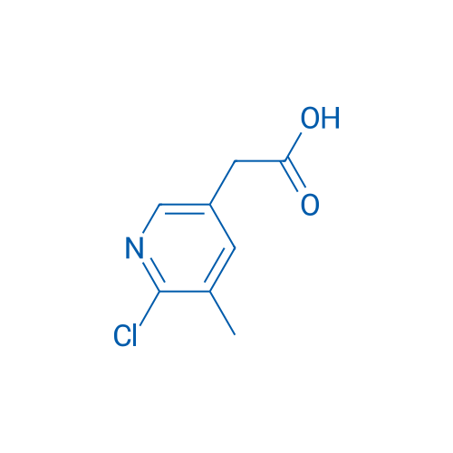 2-(6-Chloro-5-methylpyridin-3-yl)acetic acid 1g