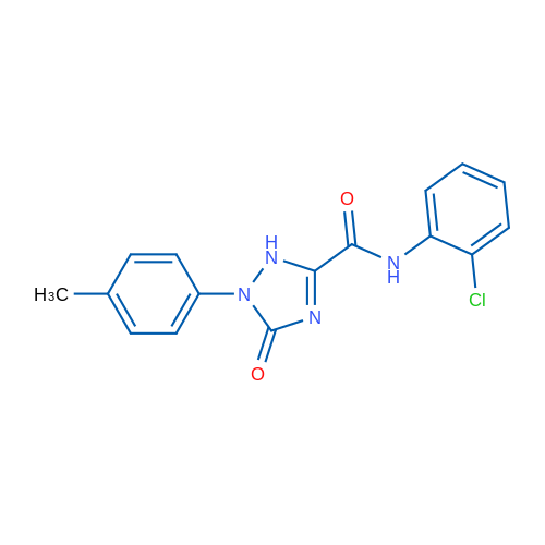 N-(2-Chlorophenyl)-5-oxo-1-(p-tolyl)-2,5-dihydro-1H-1,2,4-triazole-3-carboxamide 1g