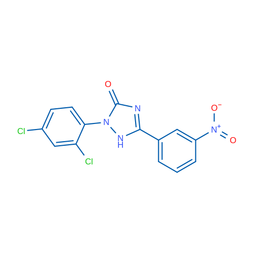 2-(2,4-Dichlorophenyl)-5-(3-nitrophenyl)-1H-1,2,4-triazol-3(2H)-one 1g