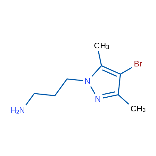 3-(4-Bromo-3,5-dimethyl-1H-pyrazol-1-yl)propan-1-amine 5g