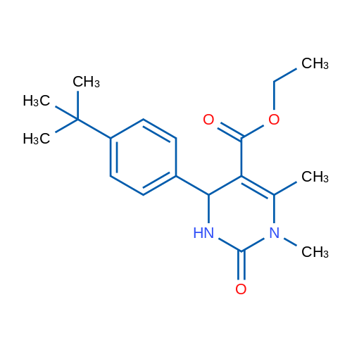 Ethyl 4-(4-(tert-butyl)phenyl)-1,6-dimethyl-2-oxo-1,2,3,4-tetrahydropyrimidine-5-carboxylate 5g