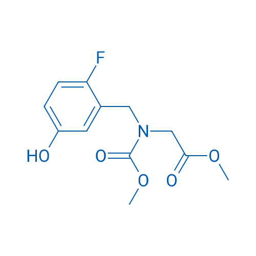 METHYL N-(2-FLUORO-5-HYDROXYBENZYL)-N-(METHOXYCARBONYL)GLYCINATE 250mg