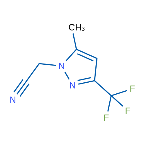 2-(5-Methyl-3-(trifluoromethyl)-1H-pyrazol-1-yl)acetonitrile 1g