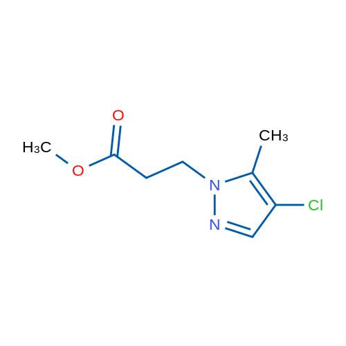 Methyl 3-(4-chloro-5-methyl-1H-pyrazol-1-yl)propanoate 1g