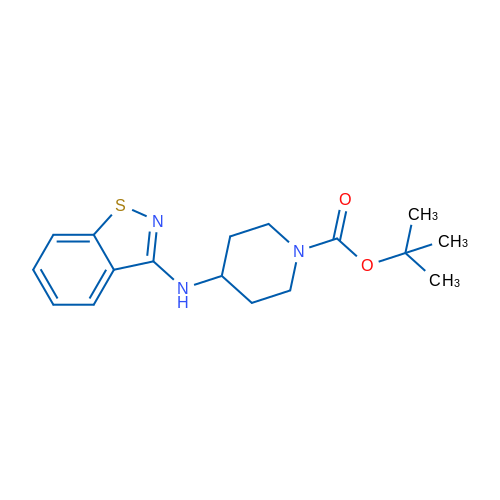 tert-Butyl 4-(benzo[d]isothiazol-3-ylamino)piperidine-1-carboxylate 1g