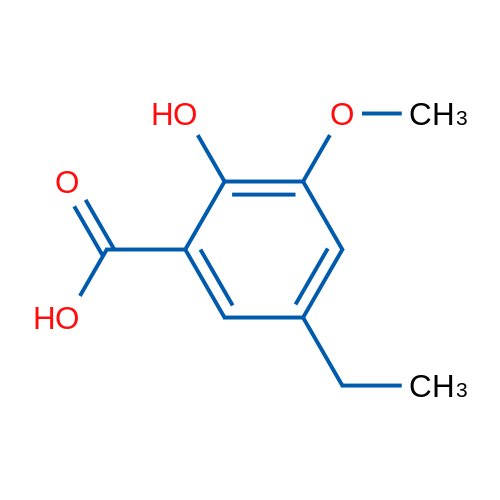 5-Ethyl-2-hydroxy-3-methoxybenzoic acid 250mg