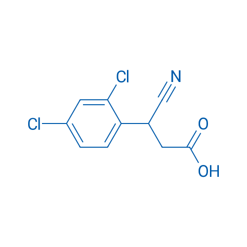 3-Cyano-3-(2,4-dichlorophenyl)propanoic acid 250mg